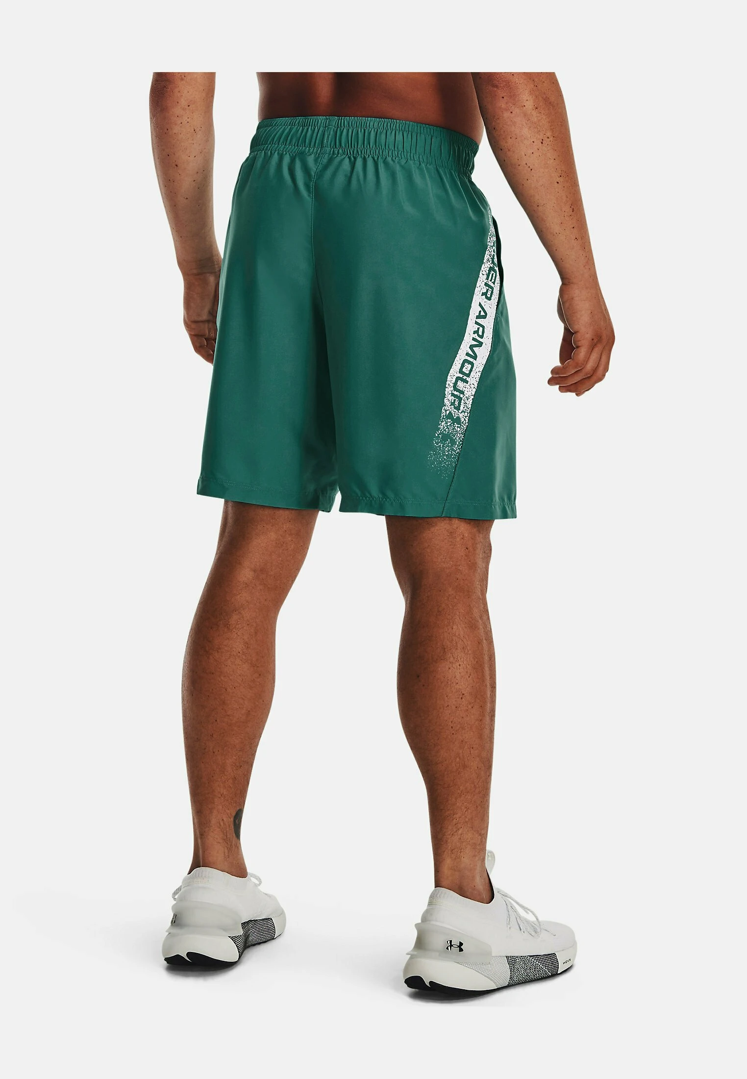 Under Armour GRAPHIC - Krótkie Spodenki Sportowe - Coastal Teal - obrazek 3