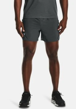 Under Armour LAUNCH - Krótkie Spodenki Sportowe - Pitch Gray (012)