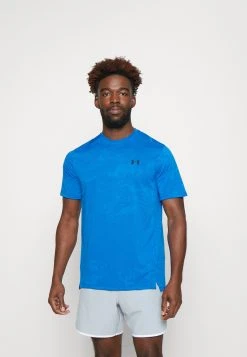 Under Armour TECH VENT JACQUARD SS - Koszulka Sportowa - Blue Mirage/black
