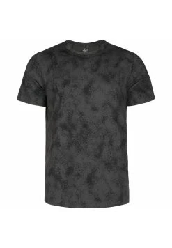 Under Armour ISO CHILL LASER - T-shirt Z Nadrukiem - Jet Gray