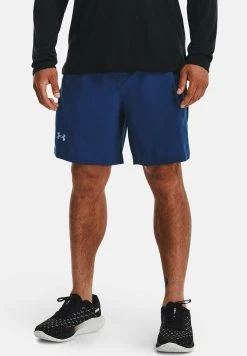 Under Armour LAUNCH - Krótkie Spodenki Sportowe - Blue Mirage