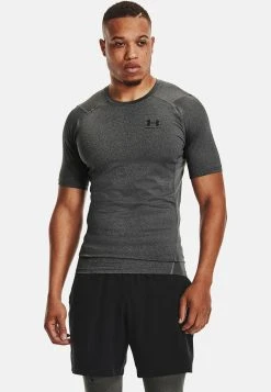 Under Armour HG COMPRESSION - Koszulka Sportowa - Carbon Heather