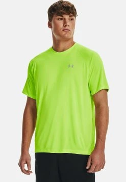 Under Armour TECH REFLECTIVE - Koszulka Sportowa - Lime Surge