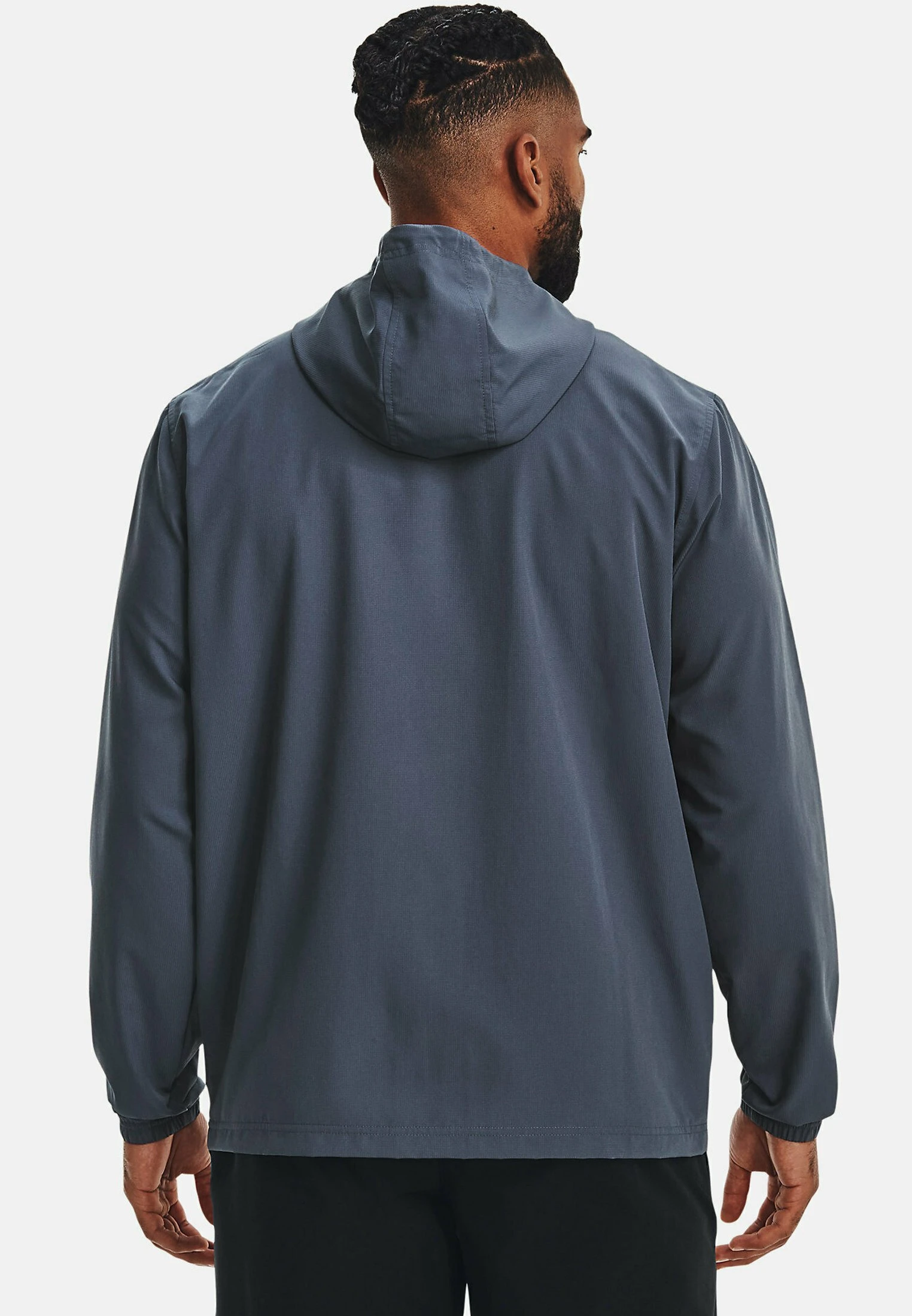 Under Armour SPORTSTYLE - Bluza Z Kapturem - Downpour Gray - obrazek 3
