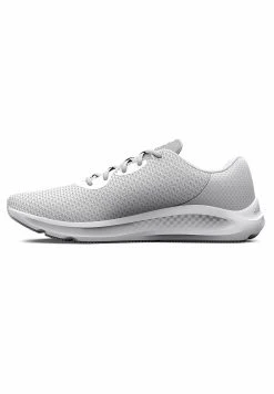 Under Armour CHARGED PURSUIT 3 - Obuwie Do Biegania Treningowe - White