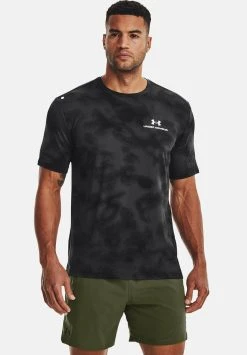 Under Armour Short Sleeves UA Rush Energy Print SS - Koszulka Sportowa - Black