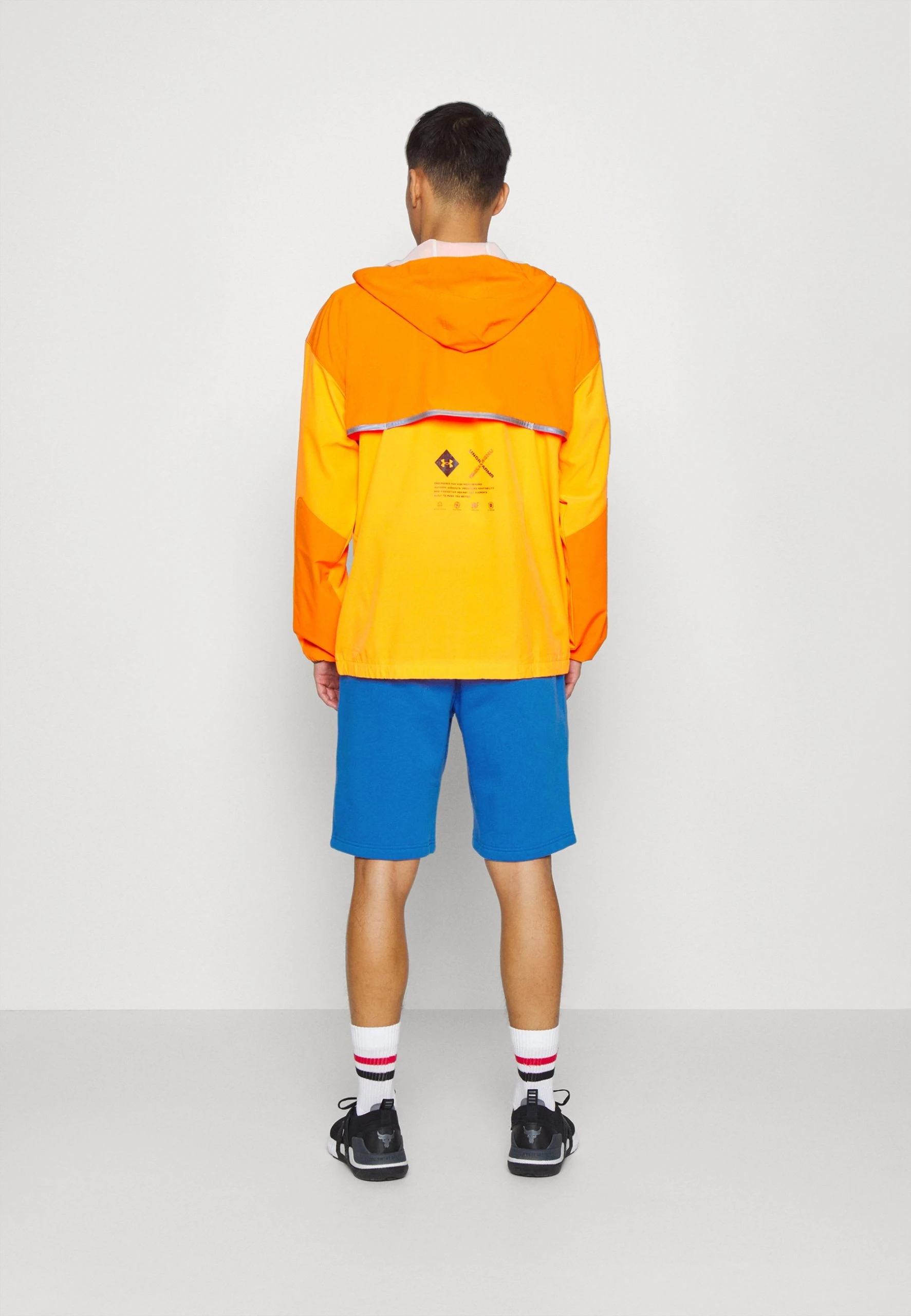 Under Armour RIVAL GRAPHIC SHORT - Krótkie Spodenki Sportowe - Victory Blue/white - obrazek 3