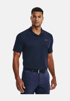Under Armour SHORT-SLEEVE UA PERFORMANCE 3.0 - Koszulka Polo - Midnight Navy