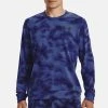 Under Armour UA RIVAL TERRY NOV CREW - Bluza - Sonar Blue