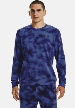 Under Armour UA RIVAL TERRY NOV CREW - Bluza - Sonar Blue