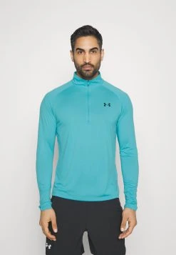 Under Armour TECH ZIP - Bluzka Z Długim Rękawem - Glacier Blue/black