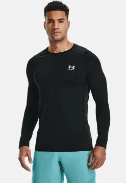 Under Armour HG FITTED LS - Bluzka Z Długim Rękawem - Black