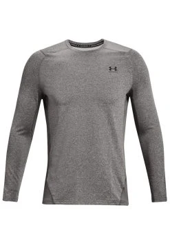 Under Armour CG CREW - Podkoszulki - Charcoal Light Heather/ Black