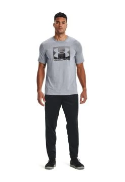 Under Armour BOXED STYLE - T-shirt Z Nadrukiem - Grey