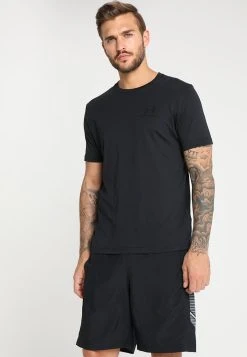 Under Armour SPORTSTYLE LC SS - T-shirt Basic - Black /black