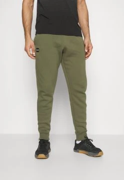Under Armour RIVAL JOGGERS - Spodnie Treningowe - Marine Od Green/onyx White