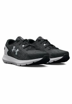 Under Armour VISUAL CUSHIONING UA CHARGED ROGUE 3 - Obuwie Do Biegania Treningowe - Black