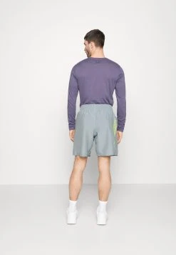 Under Armour GRAPHIC - Krótkie Spodenki Sportowe - Harbor Blue/lime Surge