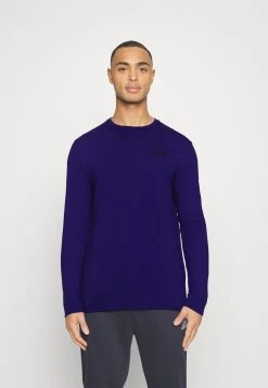 Under Armour SPORTSTYLE LEFT CHEST - Koszulka Sportowa - Sonar Blue/black