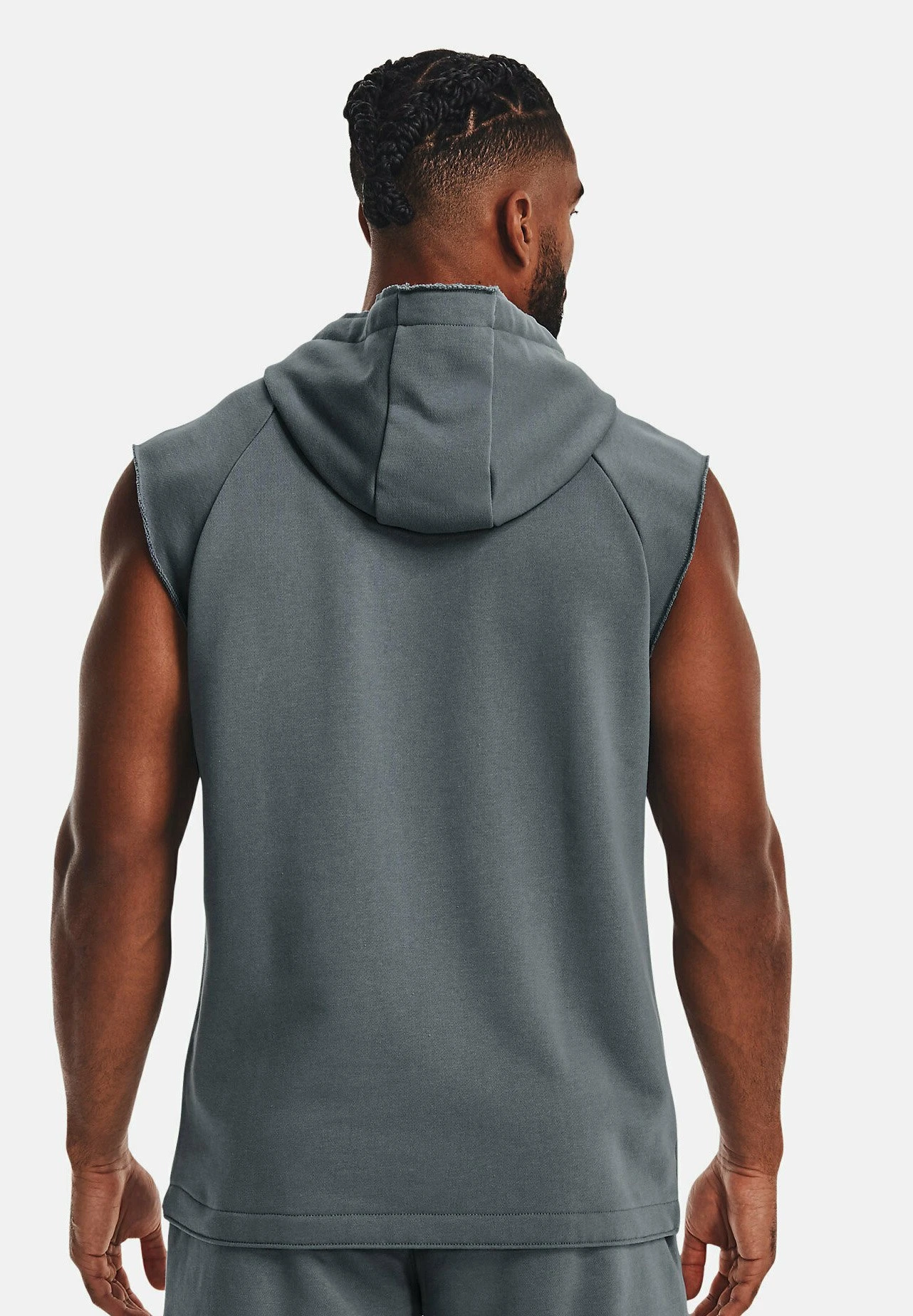 Under Armour HEAVYWEIGHT SL HD - Bluza Z Kapturem - Gravel - obrazek 3