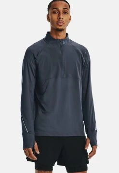 Under Armour QUALIFIER RUN - Bluza - Downpour Gray