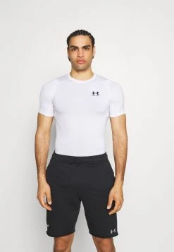 Under Armour HG COMPRESSION - Koszulka Sportowa - White