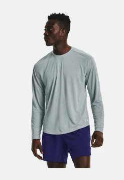 Under Armour LONG-SLEEVES UA ANYWHERE LONGSLEEVE - Bluzka Z Długim Rękawem - Harbor Blue