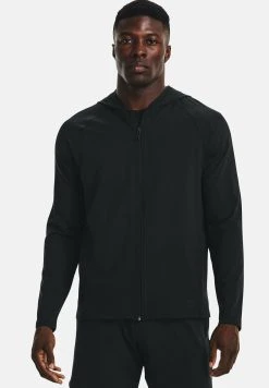 Under Armour LONG-SLEEVES MERIDIAN - Bluza Rozpinana - Black
