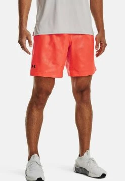 Under Armour EMBOSS - Krótkie Spodenki Sportowe - After Burn