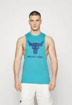 Under Armour PROJECT ROCK BRAHMA BULL TANK - Top - Glacier Blue/blue Mirage