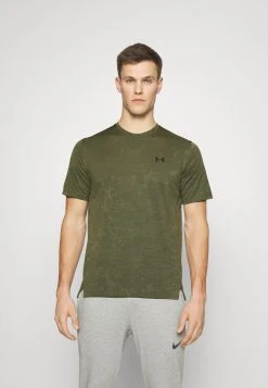 Under Armour TECH VENT JACQUARD SS - Koszulka Sportowa - Marine Od Green/black