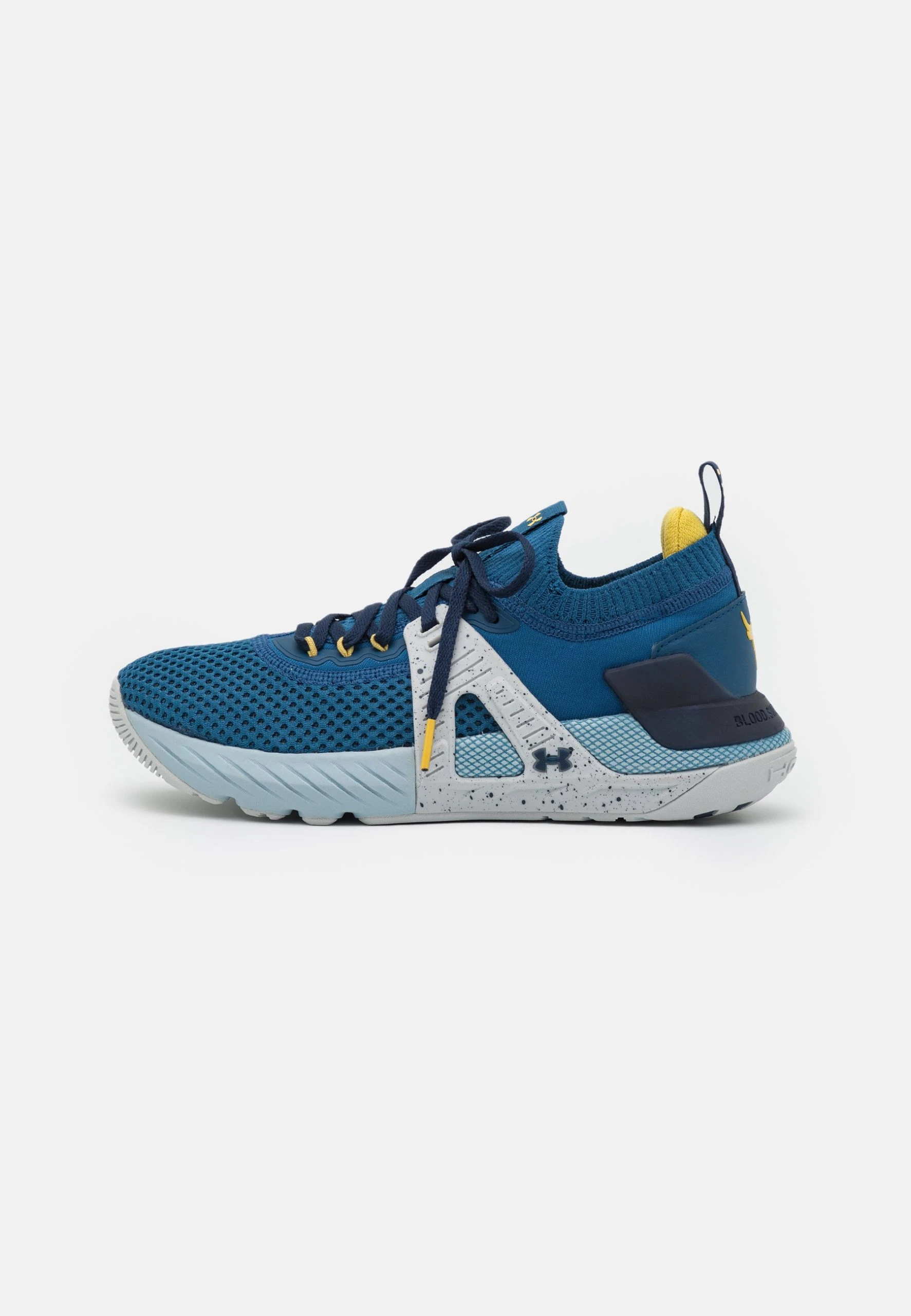 Under Armour PROJECT ROCK 4 - Obuwie Treningowe - Deep Sea/breaker Blue/field Yellow