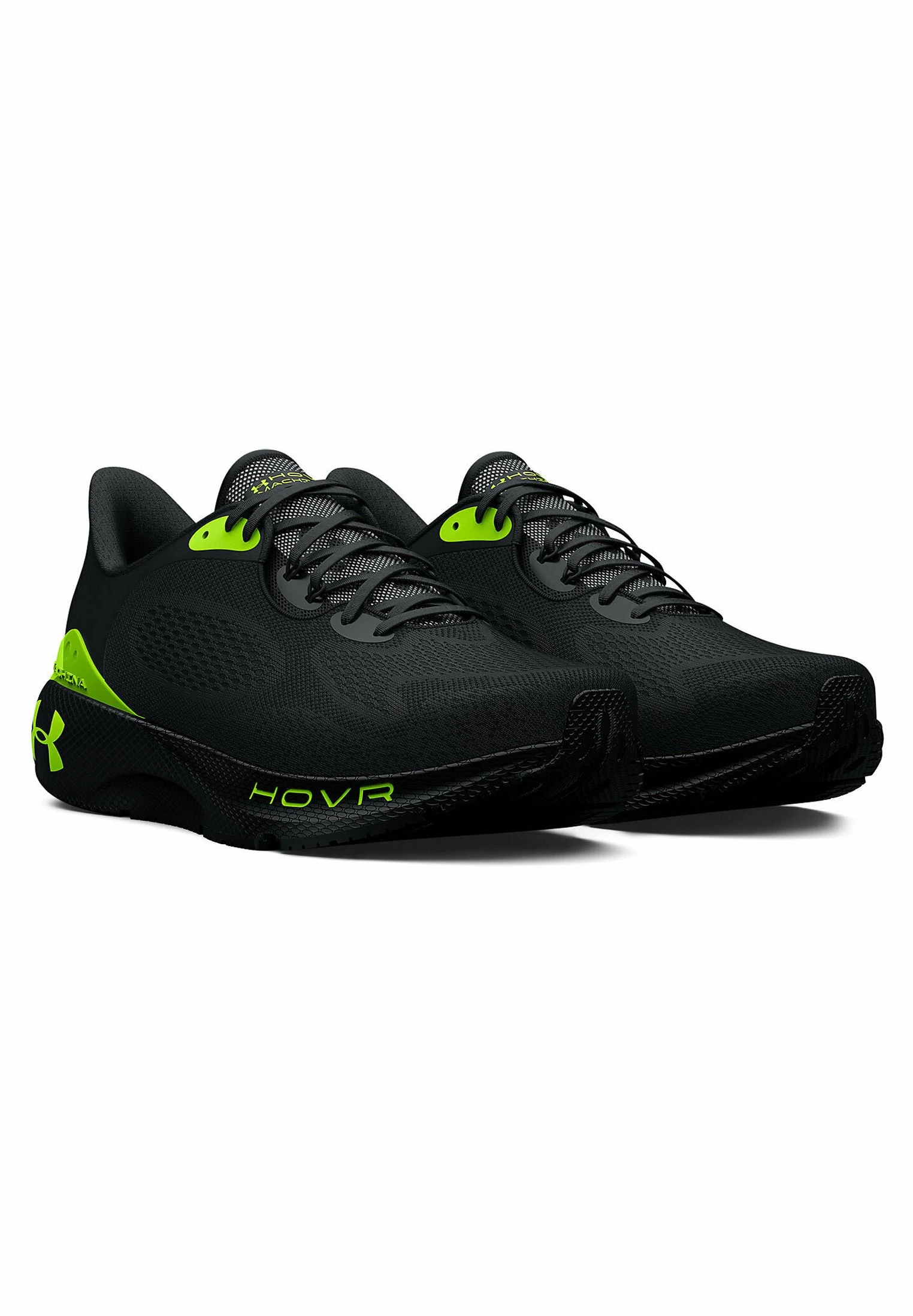 Under Armour HOVR MACHINA 3 RUNNING - Obuwie Do Biegania Treningowe - Black - obrazek 2