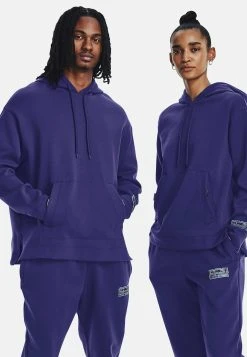 Under Armour UA SUMMIT - Bluza Z Kapturem - Sonar Blue