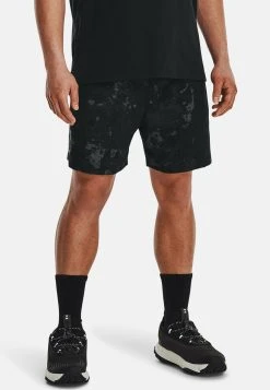 Under Armour JOURNEY TERRY - Krótkie Spodenki Sportowe - Black