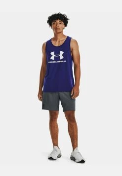Under Armour SPORTSTYLE LOGO - Top - Sonar Blue