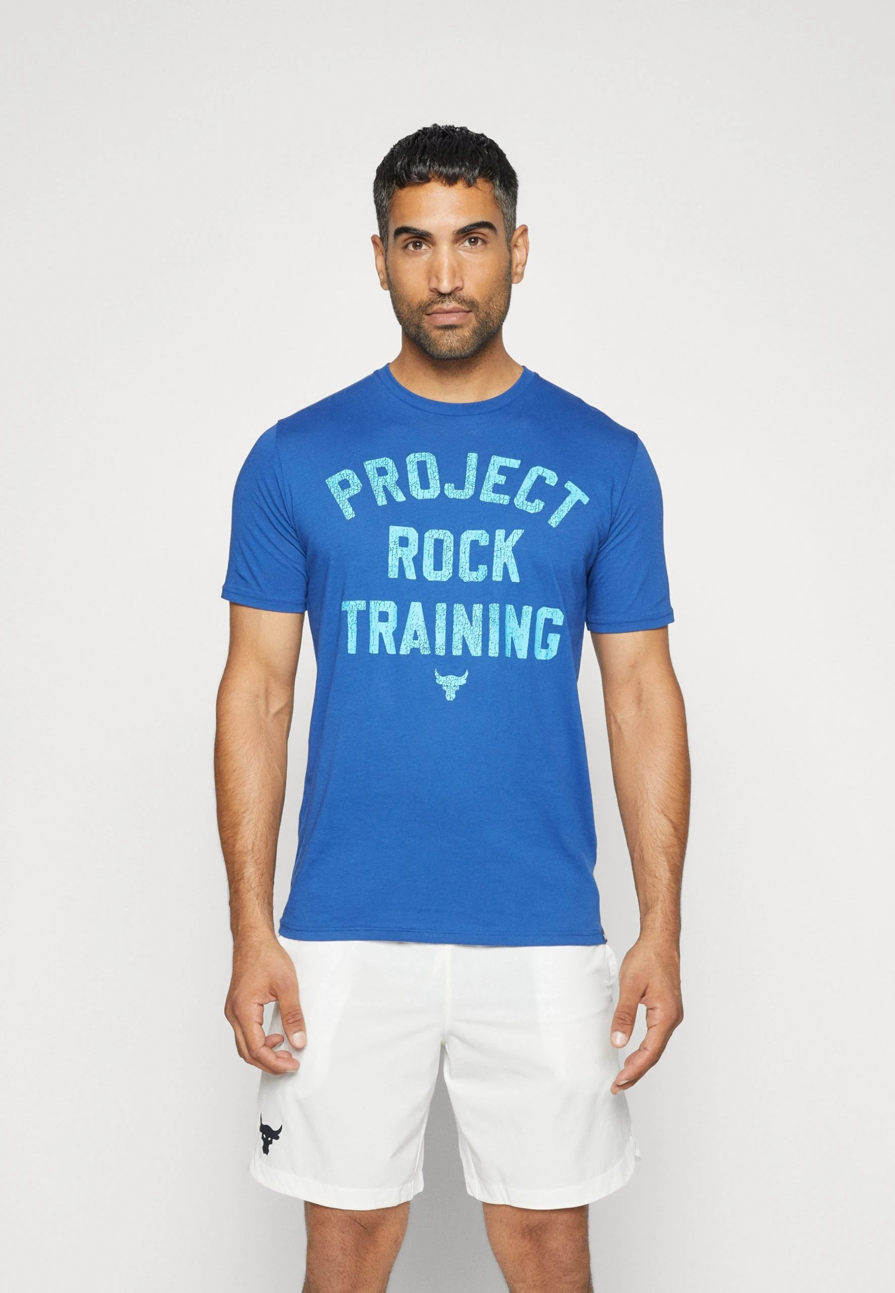 Under Armour ROCK TRAINING - T-shirt Z Nadrukiem - Blue Mirage/blue Surf - obrazek 3