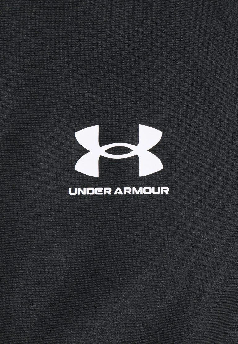 Under Armour CHALLENGER TRACK BLK - Kurtka Sportowa - Black/white - obrazek 3