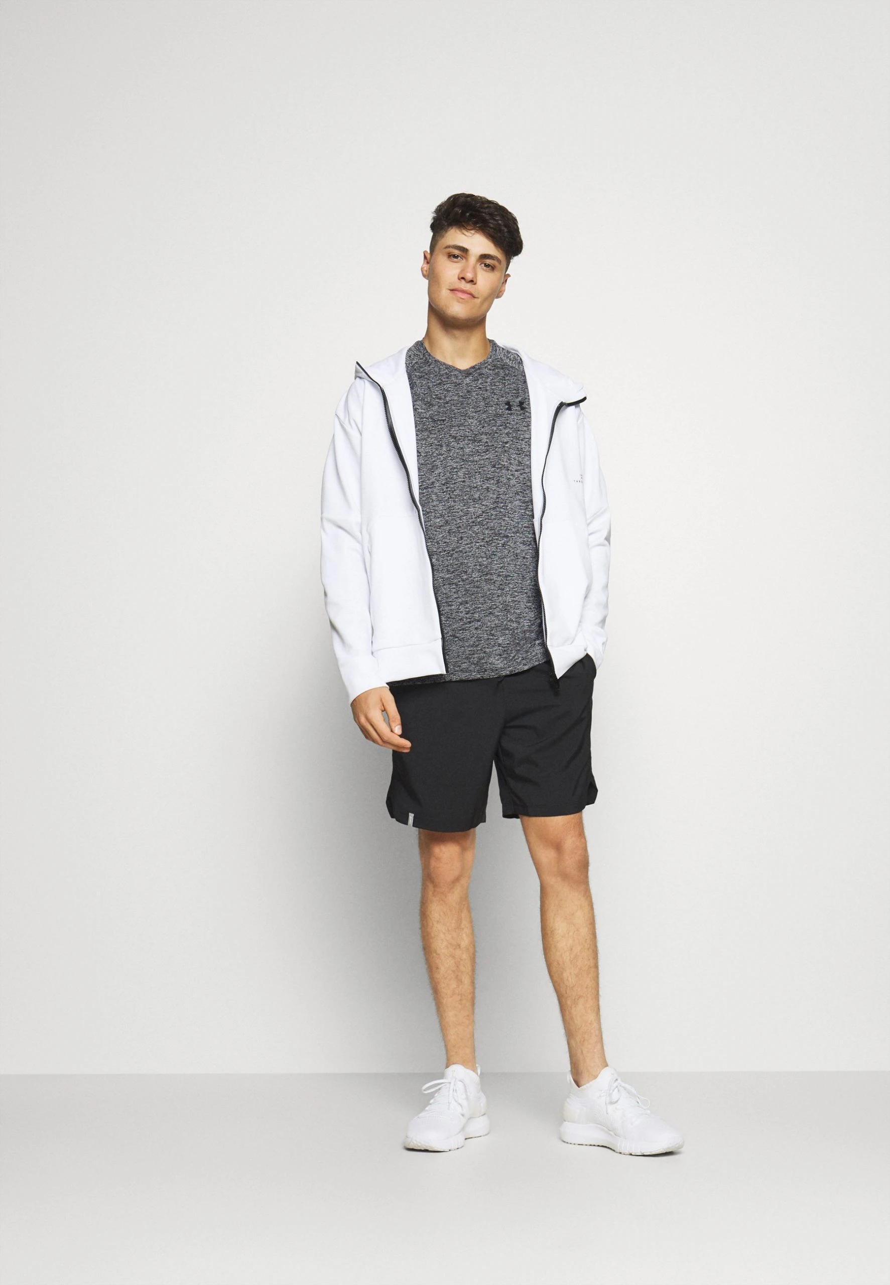 Under Armour TECH 2.0 TEE - Koszulka Sportowa - Black - obrazek 2