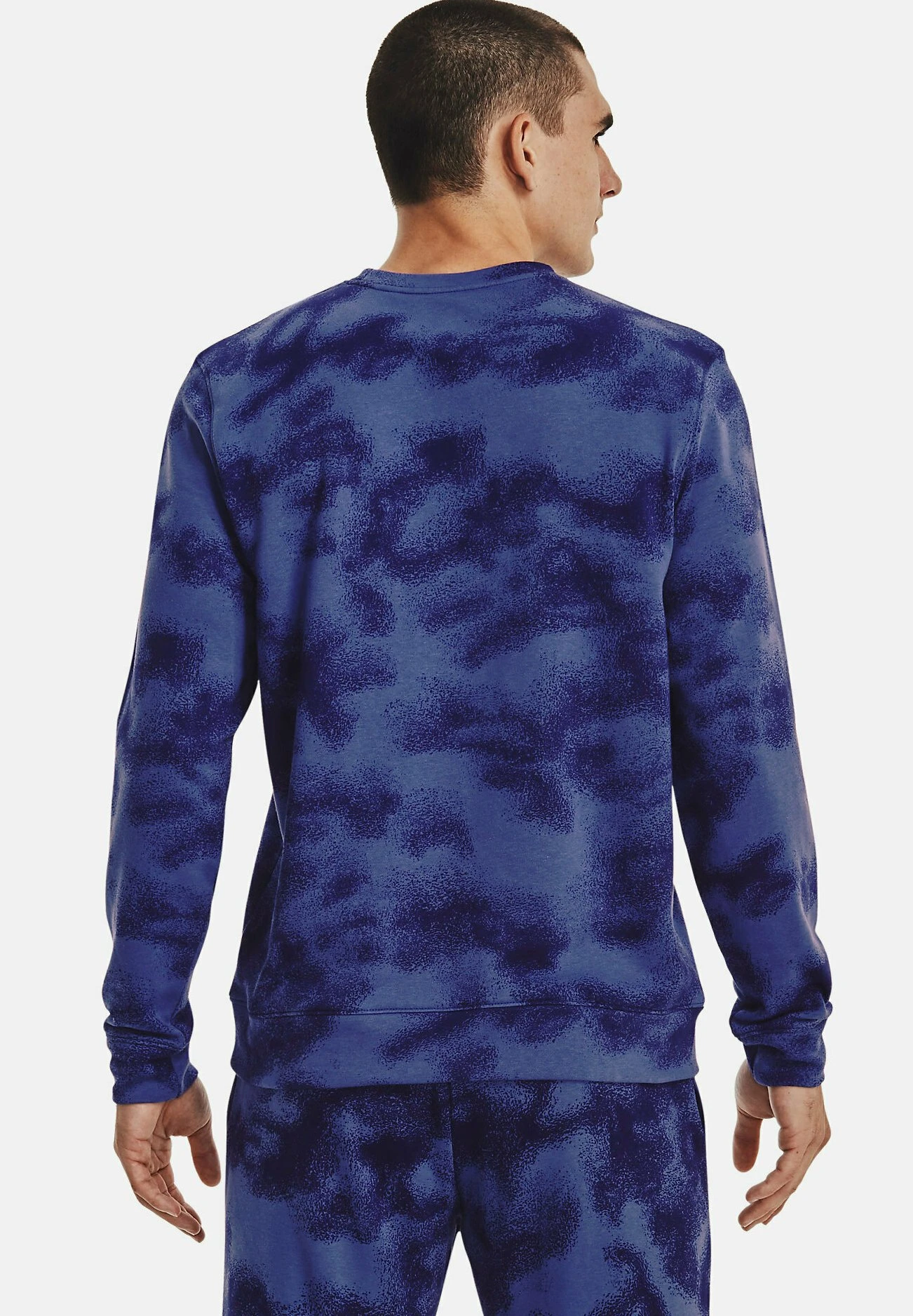 Under Armour UA RIVAL TERRY NOV CREW - Bluza - Sonar Blue - obrazek 3