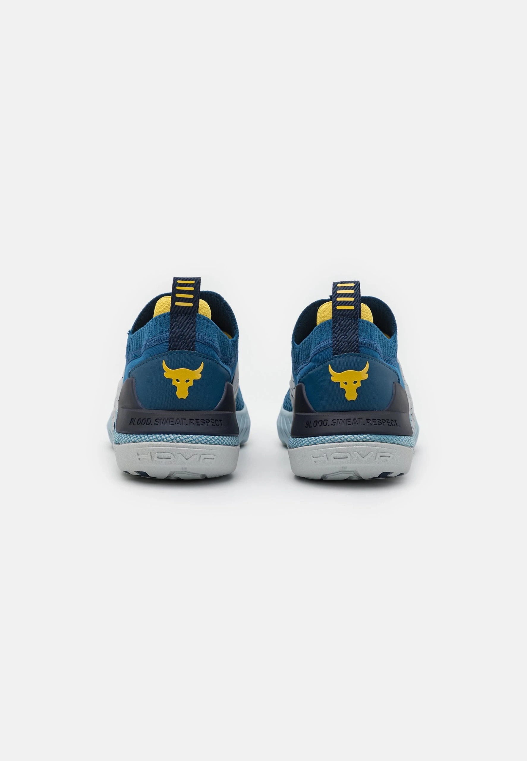 Under Armour PROJECT ROCK 4 - Obuwie Treningowe - Deep Sea/breaker Blue/field Yellow - obrazek 3