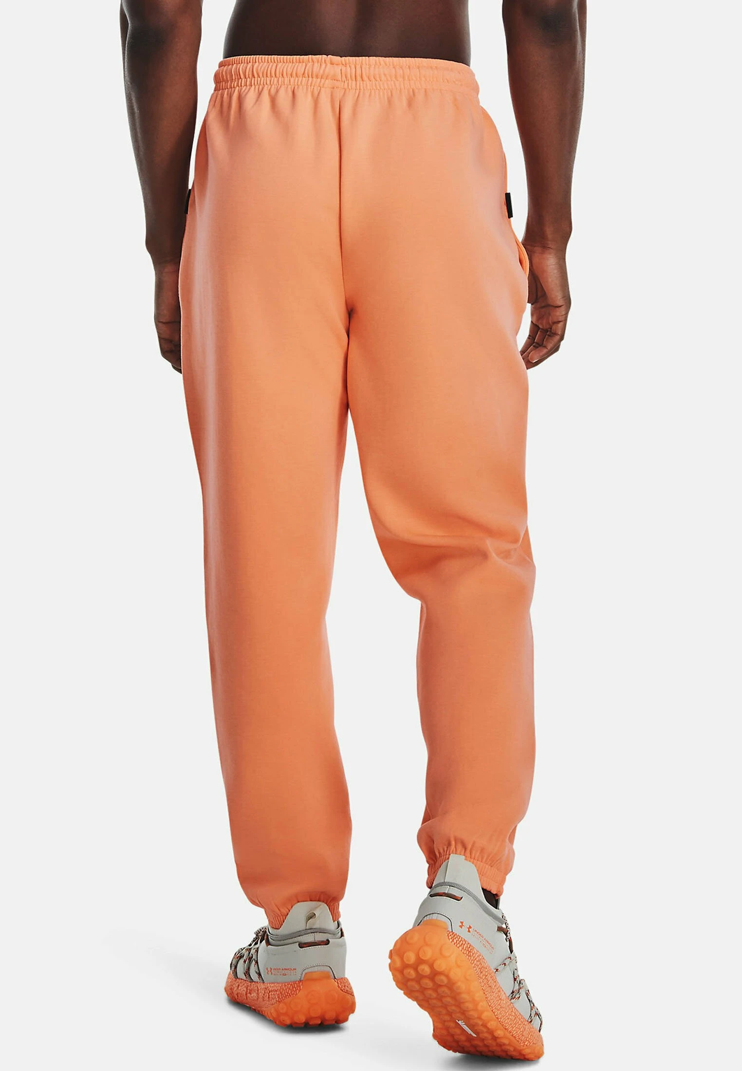 Under Armour UA SUMMIT - Spodnie Treningowe - Mellow Orange - obrazek 3