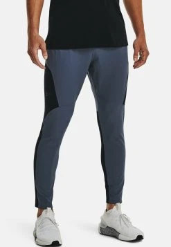 Under Armour UNSTOPPABLE - Spodnie Treningowe - Downpour Gray