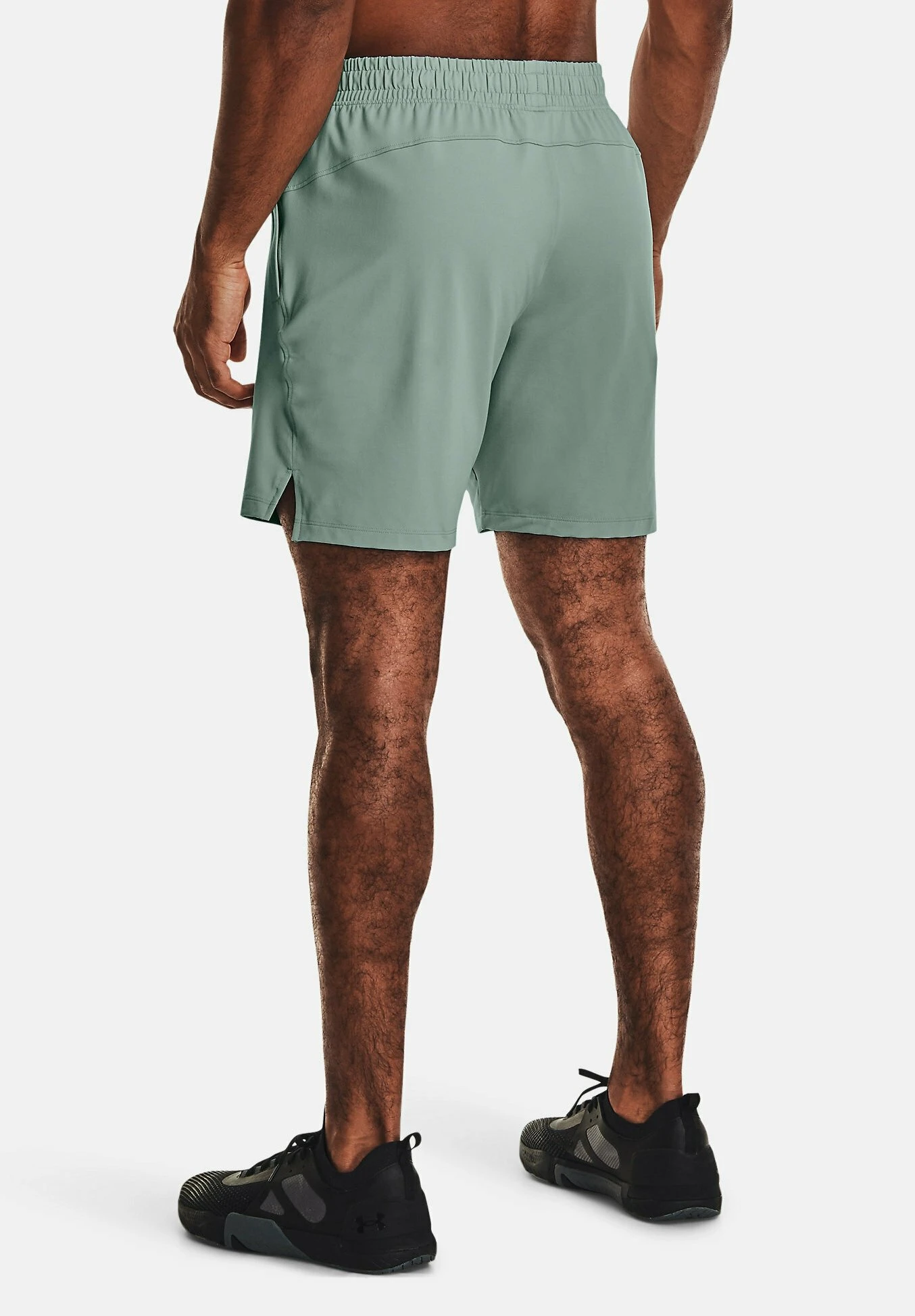 Under Armour MERIDIAN - Krótkie Spodenki Sportowe - Opal Green - obrazek 3