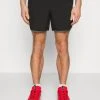 Under Armour HIIT WOVEN - Krótkie Spodenki Sportowe - Black/pitch Gray