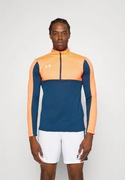 Under Armour CHALLENGER MIDLAYER - Bluzka Z Długim Rękawem - Blue, Red, White
