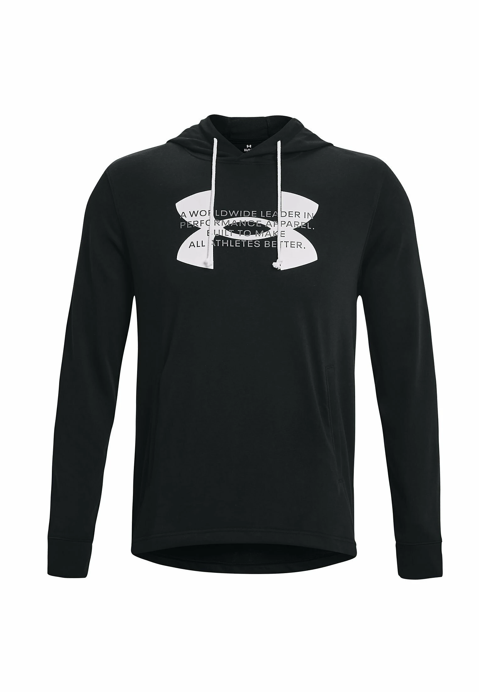 Under Armour UA RIVAL LOGO - Bluza Z Kapturem - Black - obrazek 5