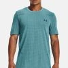 Under Armour SHORT SLEEVES UA SEAMLESS GRID SS - Koszulka Sportowa - Glacier Blue