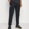 Under Armour ESSENTIAL - Spodnie Treningowe - Black/white