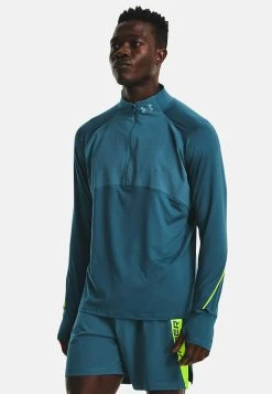 Under Armour QUALIFIER RUN - Bluza - Static Blue